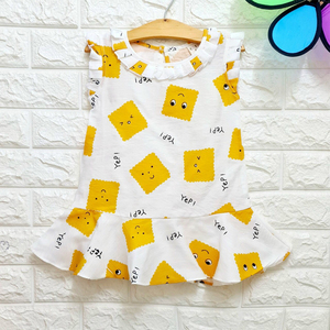 Robes en coton de lin de haute qualité pour tout-petits filles robes de bébé fille été pour les filles de 2 à 7 ans du Vietnam - Product Image 3