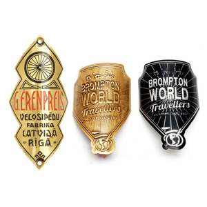 Insignia de metal vintage para bicicleta, emblema de metal para bicicleta - Product Image 2