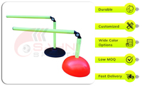 Dôme d'agilité à design unique du fournisseur direct, en tube PVC robuste de 25 mm, pour entraînement de football rapide et durable, différentes hauteurs