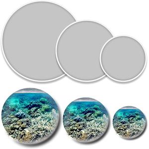 Ensemble de sous-verres de tasses à thé d'occasion polyvalents au design personnalisé centres de table à manger sous-verres de tasses à thé au design fabriqué à la main - Product Image 5