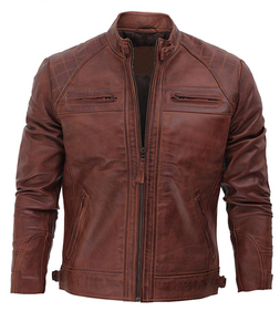 Veste pour homme en coton uni, épaisseur standard, rembourrée de coton - Product Image 5
