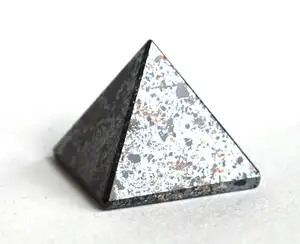 Pyramide d'agate d'alfazal sculptée de haute qualité pierre gemme d'hématite naturelle pour la Divination de guérison Reiki artisanat en pierre semi-précieuse pour - Product Image 1
