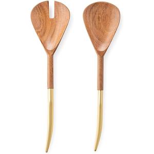 Servidor de ensalada de madera de mango de Venta caliente o cucharas de ensalada vajilla de cocina herramientas para servir alimentos accesorios de cocina - Product Image 2