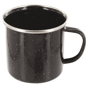 HIGHLANDER DELUXE <b>ENAMEL</b> <b>MUG</b> BLACK - Product Image 1