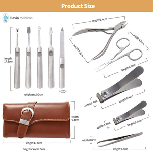 Beauty Tools Pedicure <b>Kit</b> <b>Nail</b> Art Tool Set Stainless Steel <b>Nail</b> Clipper Tweezers Cutter Manicure Beauty <b>Kits</b> - Product Image 4