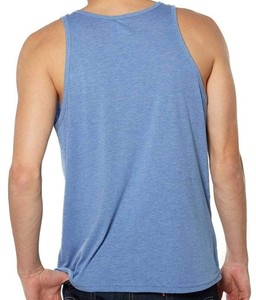 Sleeveless Tank Top Custom Design 100% Cotton Gym Bodybuilding Workout Exercise <b>Men</b> Women <b>Singlet</b> - Product Image 5