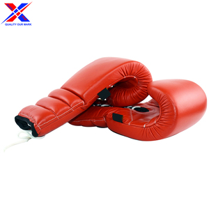 Gants de boxe en cuir PU de haute qualité en gros Gants de boxe en cuir véritable avec logo personnalisé pour la vente en ligne - Product Image 2