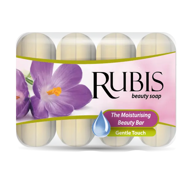 Rubis - 4x60Gr ב מודפס רדיד עדין מגע כלכלי סבון