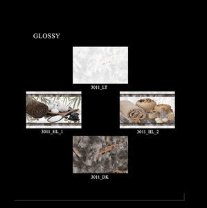 300x450mm กระเบื้องผนังห้องน้ำเคลือบเงาดีไซน์3D ล่าสุด - Product Image 1