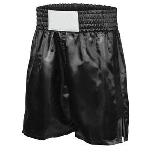 Short de boxe en satin noir unisexe Arts martiaux Wear - Product Image 6