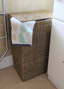 ตะกร้าเก็บของสานจากปอกระเจาและหญ้าทะเล ดีไซน์ใหม่สุดฮิต  ขนาดสั่งทำได้ ตกแต่งห้องอย่างมีสไตล์ - Product Image 2