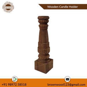 Unique Design Premium Quality Mango Wood Candle Holder Solid for Home Decoration Attractive Price for Wedding & <b>Birthday</b> <b>Gifts</b> - Product Image 6