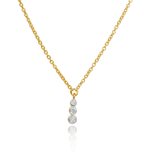 สร้อยคอจี้อัญมณีสีเงินสีเขียว CZ ชุบทองหรูหรา925สำหรับผู้หญิง - Product Image 3