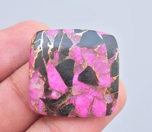 Turmalina con forma de corazón turquesa, turmalina con Mohave, Gema suelta de cobre Turquesa - Product Image 3