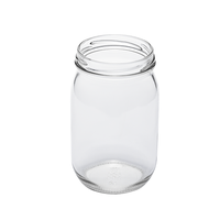 Bouteille en verre de sauce, pot de 500ml, pour piment et confiture au miel, de haute qualité, livraison rapide