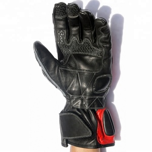 Gants de moto unisexes en cuir respirants à doigts complets pour l'hiver Keven Impex KI-RG070 2026 - Product Image 2