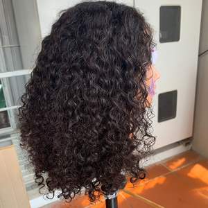 Pelucas de cabello humano rizado birmano con cierre de encaje - Product Image 1