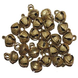Musical <b>Instruments</b> Arts & Crafts Made Ghungroo Hot Selling Handmade <b>Brass</b> Male & Female Cotton ( 100+100 ) Tied With White 1 Kg - Product Image 1