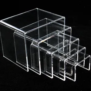 Clear Acrylic riser stand for display of Jewelry watch window showcase