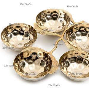 ชามตกแต่งดีไซน์สวยที่สุด ทำจากสแตนเลสและทองเหลือง สำหรับใส่ผลไม้ เหมาะสำหรับงานแต่งงานและร้านอาหาร - Product Image 6