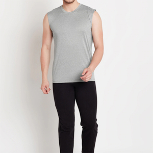 Débardeur sans manches pour homme, 100% coton, personnalisable avec logo, pour le sport et le fitness, vente en gros OEM/ODM, prix abordable 2026 - Product Image 5