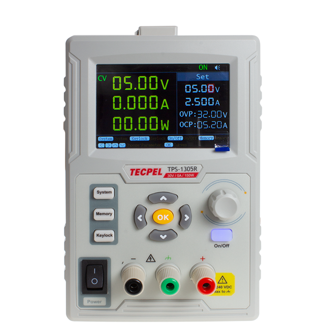 TECPEL TPS-1305R 30V/5A Programmable DC Power Supply
