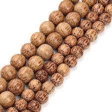 Perles en bois polies ou sans vernis Perles de couleur naturelle Tout service personnalisé avec votre logo fabrication de bijoux - Product Image 4