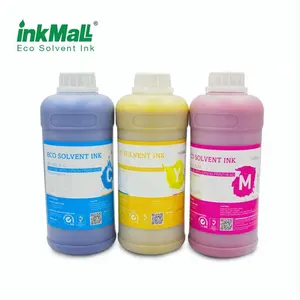 InkMall Tinta Cetak Digital, Tinta Printer Inkjet Pelarut Ramah Lingkungan Tahan Lama Dx5 Dx7 Xp600