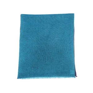 奢华围巾浸染高级女士围巾从尼泊尔供应商处购买100% 羊绒斜纹编织围巾
