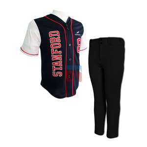 Custom Designed Baseball Uniform Fashionable Jersey with Slim Fit Trouser Printed Training Baseball Uniform - Product Image 5