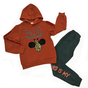 Chándal deportivo de 2 piezas sólido de invierno para hombre, forro polar de poliéster 100%, pantalones ligeros antibacterianos de secado rápido, venta al por mayor - Product Image 2