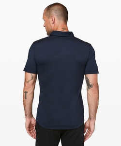 Camisetas de polo de golf para hombre OEM 100% poliéster, uniformes personalizados, camiseta de polo de manga corta con logo personalizado impreso - Product Image 3