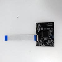 POUR Gameboy GBO 8 Coloré moderne Pleine Grandeur IPS Rétro-Éclairage LCD Rétro-Éclairé Pour Gameboy DMG GO DMG V3 Écran affichage