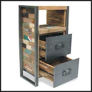 Mueble Industrial Vintage, Gabinete Reciclado de la India - Product Image 5