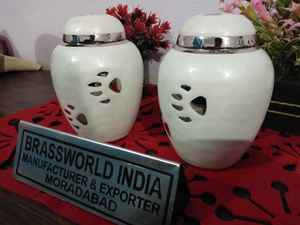 ทองเหลืองสามขนาดที่แตกต่างกันของการเผาศพสัตว์เลี้ยง/อุปกรณ์งานศพโกศ - Product Image 4