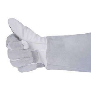 Gants de travail de sécurité en cuir de vachette de main-d 'œuvre industrielle les plus vendus - Product Image 5