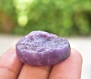 Lepidolite cabujón Druzy venta al por mayor Semi preciosas Lepidolite Druzy joyería - Product Image 2