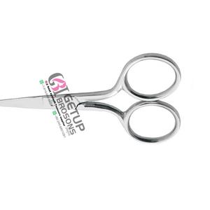 Nuevo producto de alta calidad, Mini Tijera para cejas de acero inoxidable con su propio logotipo personalizado, instrumento de belleza adecuado para salón - Product Image 5