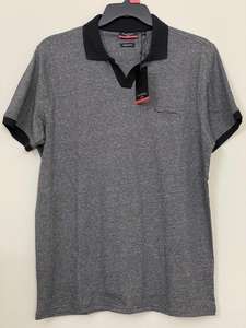 Pantalones cortos de algodón de punto antiarrugas con etiqueta de marca para hombre, polos finos informales de verano de calidad Premium para hombre, mangas Bangladesh Sto - Product Image 3