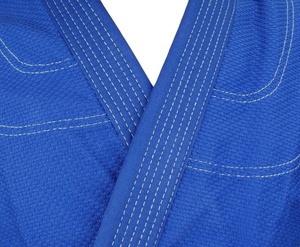 Jiu Jitsu Gi สีสำหรับผู้ชาย,พลอยเทียมถักไข่มุก Bjj Gi Blank Jiu Jitsu Gi ปรับขนาดและตัดได้ตามต้องการสินค้าปี450gsm - Product Image 5