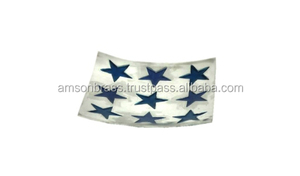 Petit plat à collation en métal Plat de service disponible en différentes couleurs au prix d'usine Plat de service de table Star Design Servant - Product Image 2