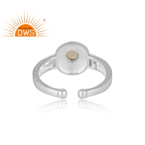 Bague en argent Sterling fait à la main, opale éthiopienne, pierre précieuse, vente en gros - Product Image 4