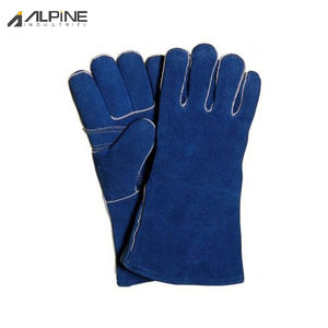 Meilleure qualité anti-coupure Tig Mig Gants de sécurité Dernière conception de gants de soudage en cuir Prix de gros - Product Image 4