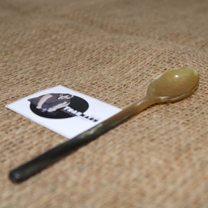 Modern Design Half Lite Brown and Half Black <b>Coffee</b> <b>Spoons</b> with Long Handle for Serving in Home Hotel Restaurant or Wedding - Product Image 1