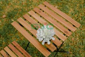 BeNK Best-seller Ensemble de jardin bistro extérieur compact 3 pièces Table et chaises VietNam pour balcon Mobilier facile à installer - Product Image 4