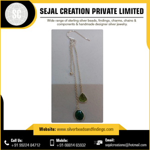 Indian 925 Sterling <b>Silver</b> Gemstone Earring <b>Wire</b> Unisex for Gifts or Parties - Product Image 3