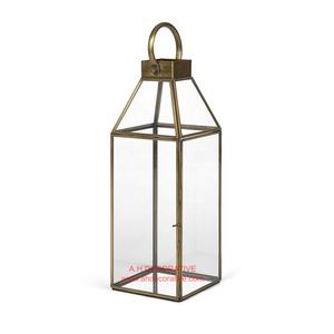 Creative luxury Metal Candle Lantern Home Decoration Handmade T Light Lantern Holder <b>Miniature</b> Home Decorate Lantern Candle Hold - Product Image 4