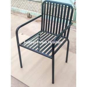 Muebles de estilo indio Industrial para exteriores, silla de comedor de jardín con marco de acero de aluminio para acampar - Product Image 5