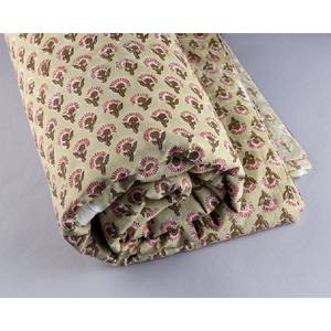 100% coton main bloc imprimé fleur tissu beaux vêtements pour femmes indiennes pour femmes garçons filles-pour Sari chemises jouets - Product Image 3