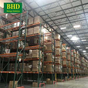 Q345B Heavy Duty Steel Teardrop Pallet <b>Rack</b> End Protector Stylish Powder Coating <b>Bolt</b> for Warehouse Storage Shelves - Product Image 1